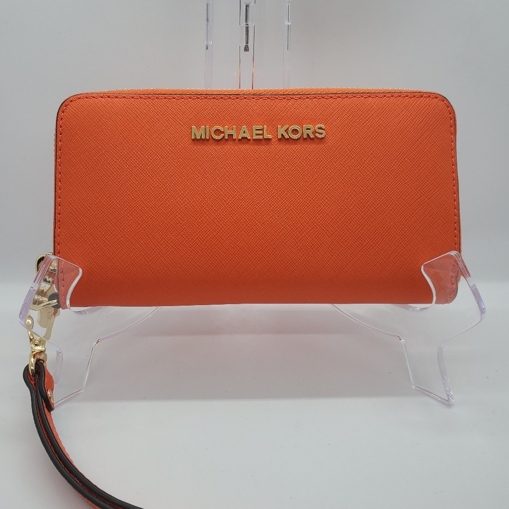 Michael Kors Orange Wallet